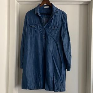 Long sleeve Jean dress (M)